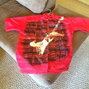FENDER GUITAR STRATOCASTER BOWLING SHIRT